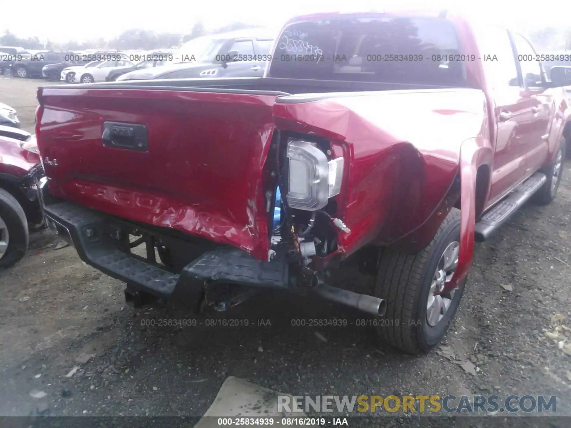 6 Photograph of a damaged car 3TMCZ5AN3KM225023 TOYOTA TACOMA 2019