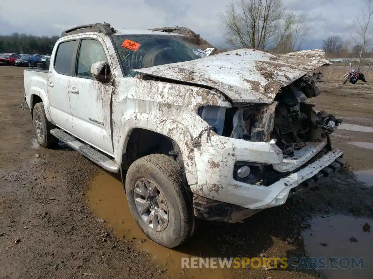 1 Photograph of a damaged car 3TMCZ5AN3KM226642 TOYOTA TACOMA 2019