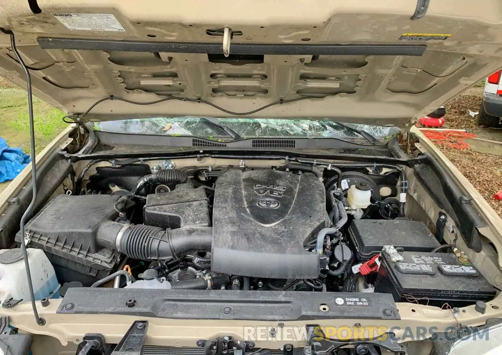 7 Photograph of a damaged car 3TMCZ5AN3KM228021 TOYOTA TACOMA 2019