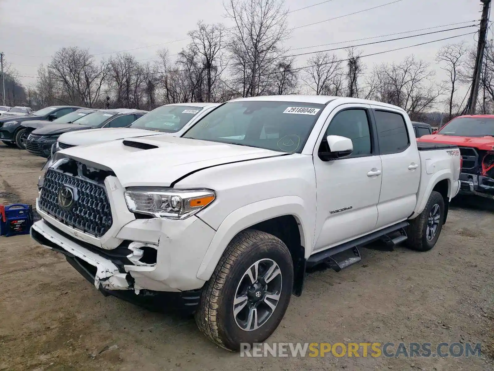 2 Photograph of a damaged car 3TMCZ5AN3KM228696 TOYOTA TACOMA 2019