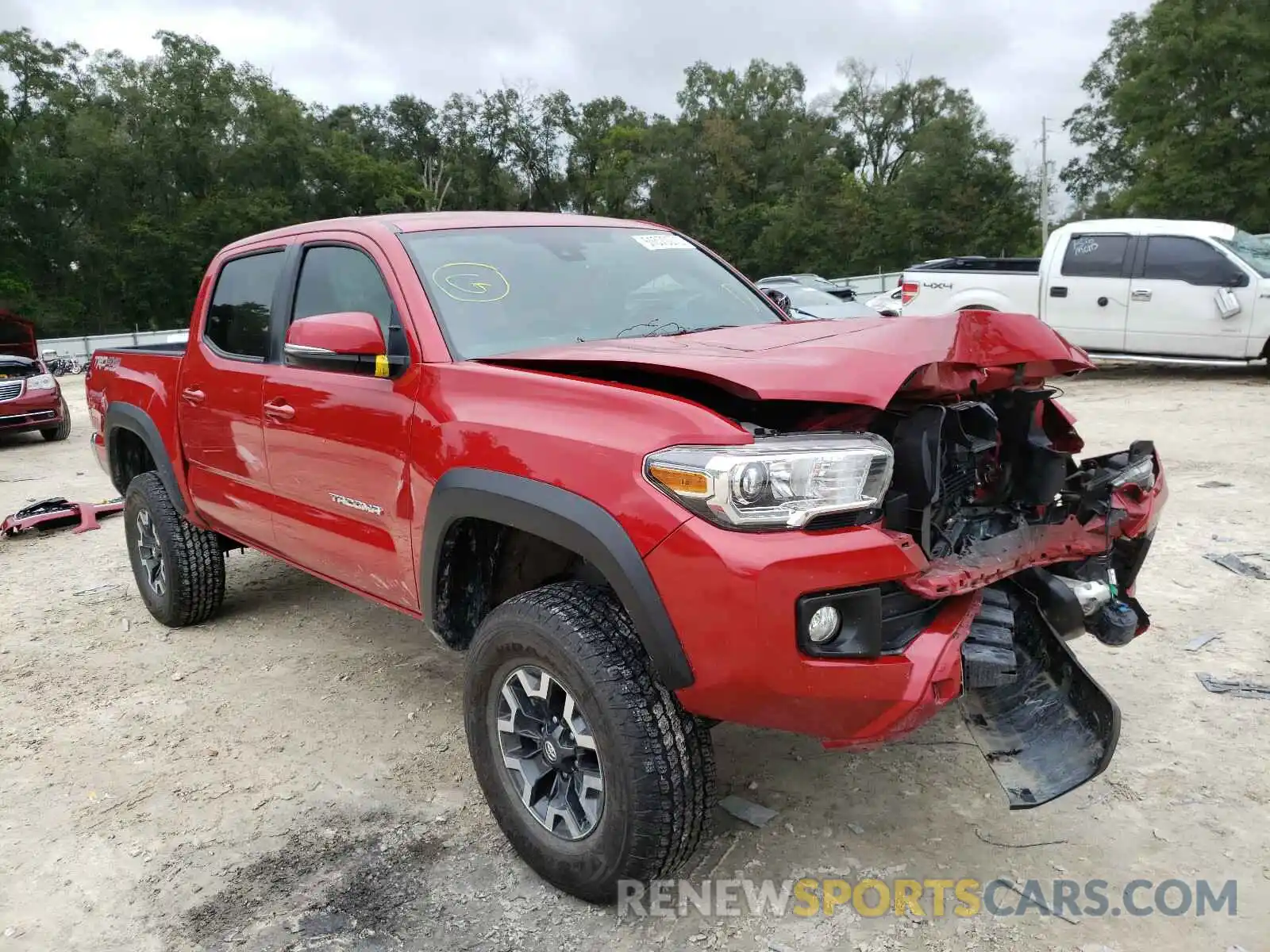 1 Photograph of a damaged car 3TMCZ5AN3KM230626 TOYOTA TACOMA 2019