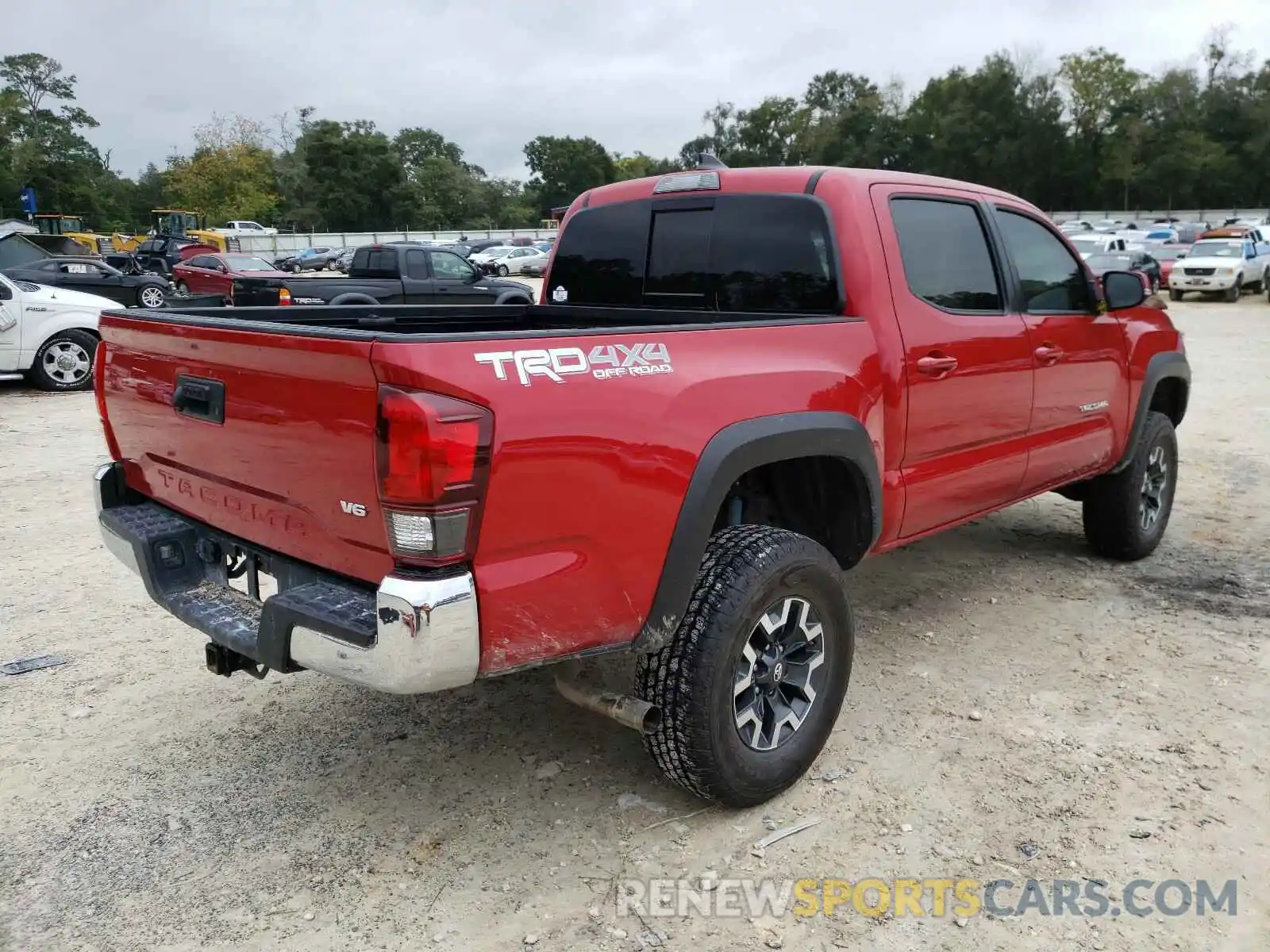 4 Photograph of a damaged car 3TMCZ5AN3KM230626 TOYOTA TACOMA 2019