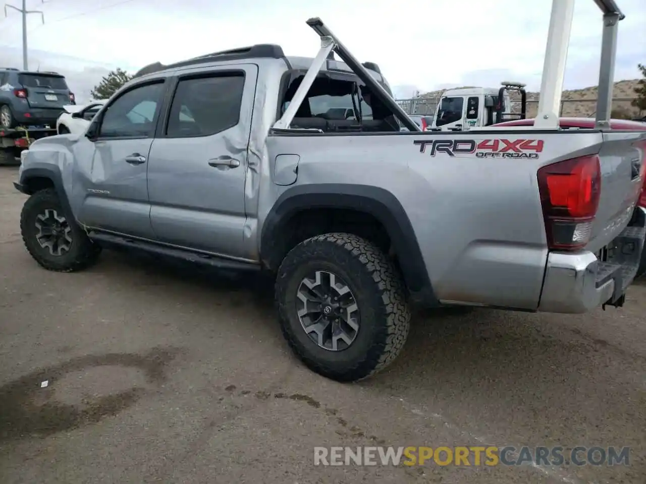 2 Photograph of a damaged car 3TMCZ5AN3KM233445 TOYOTA TACOMA 2019