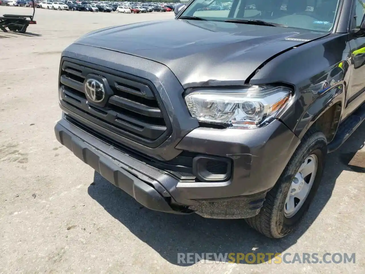 9 Photograph of a damaged car 3TMCZ5AN3KM234255 TOYOTA TACOMA 2019