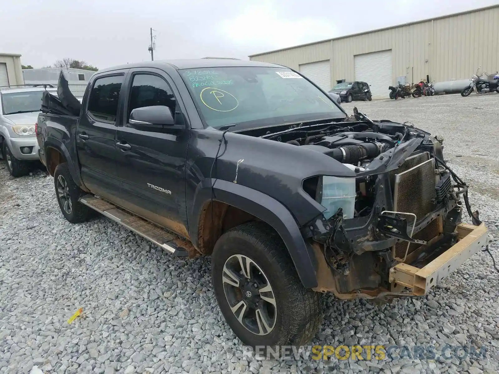 1 Photograph of a damaged car 3TMCZ5AN3KM234594 TOYOTA TACOMA 2019