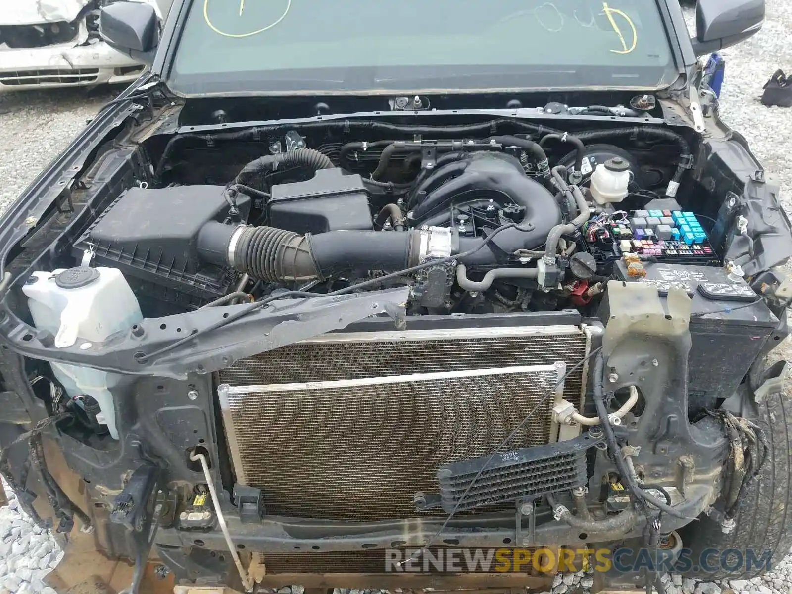 7 Photograph of a damaged car 3TMCZ5AN3KM234594 TOYOTA TACOMA 2019