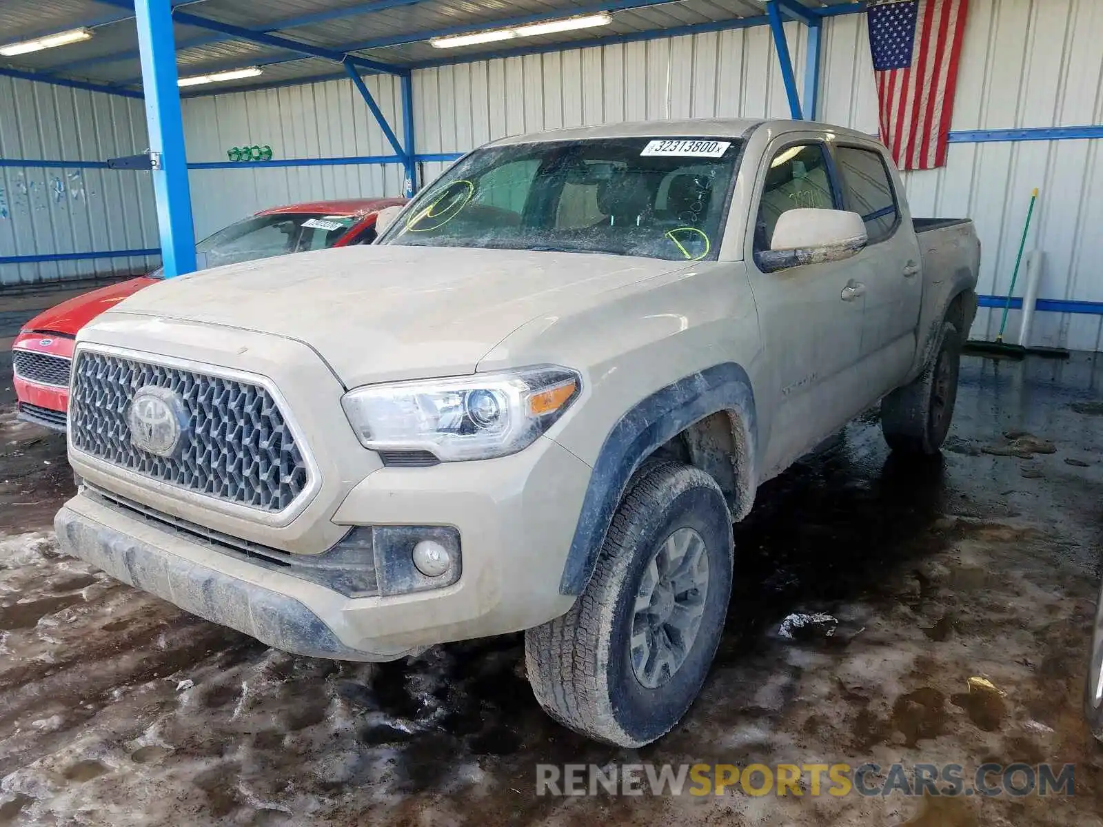 2 Фотография поврежденного автомобиля 3TMCZ5AN3KM237172 TOYOTA TACOMA 2019