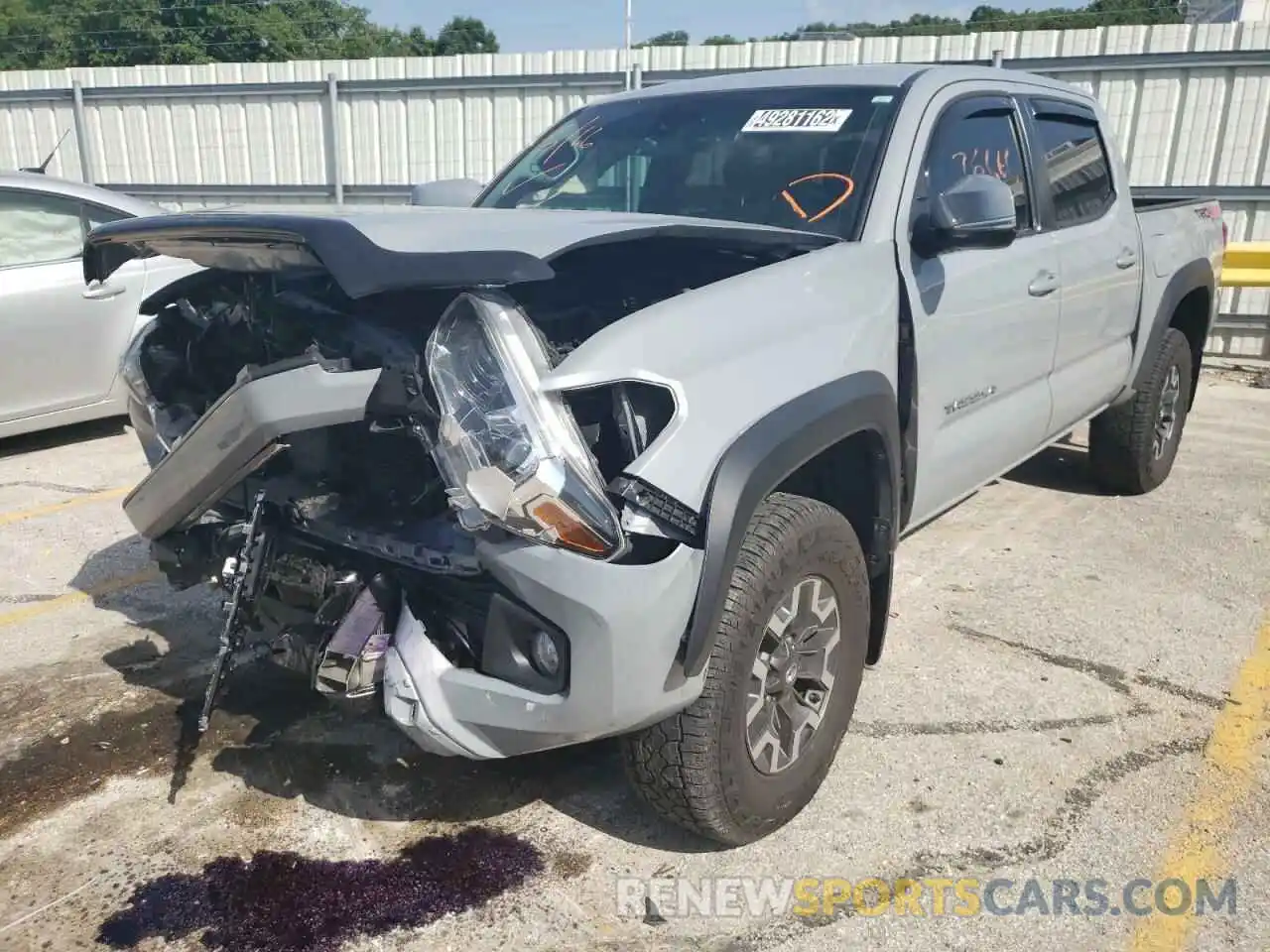 2 Фотография поврежденного автомобиля 3TMCZ5AN3KM238838 TOYOTA TACOMA 2019