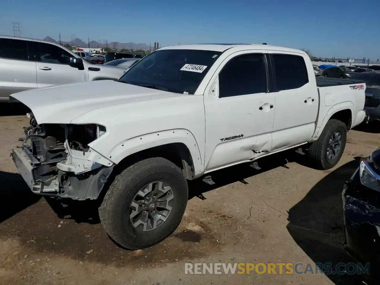 1 Photograph of a damaged car 3TMCZ5AN3KM239973 TOYOTA TACOMA 2019