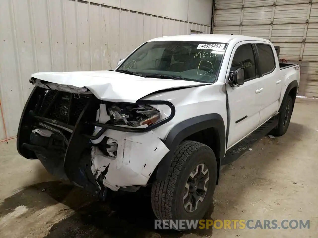 2 Photograph of a damaged car 3TMCZ5AN3KM242534 TOYOTA TACOMA 2019