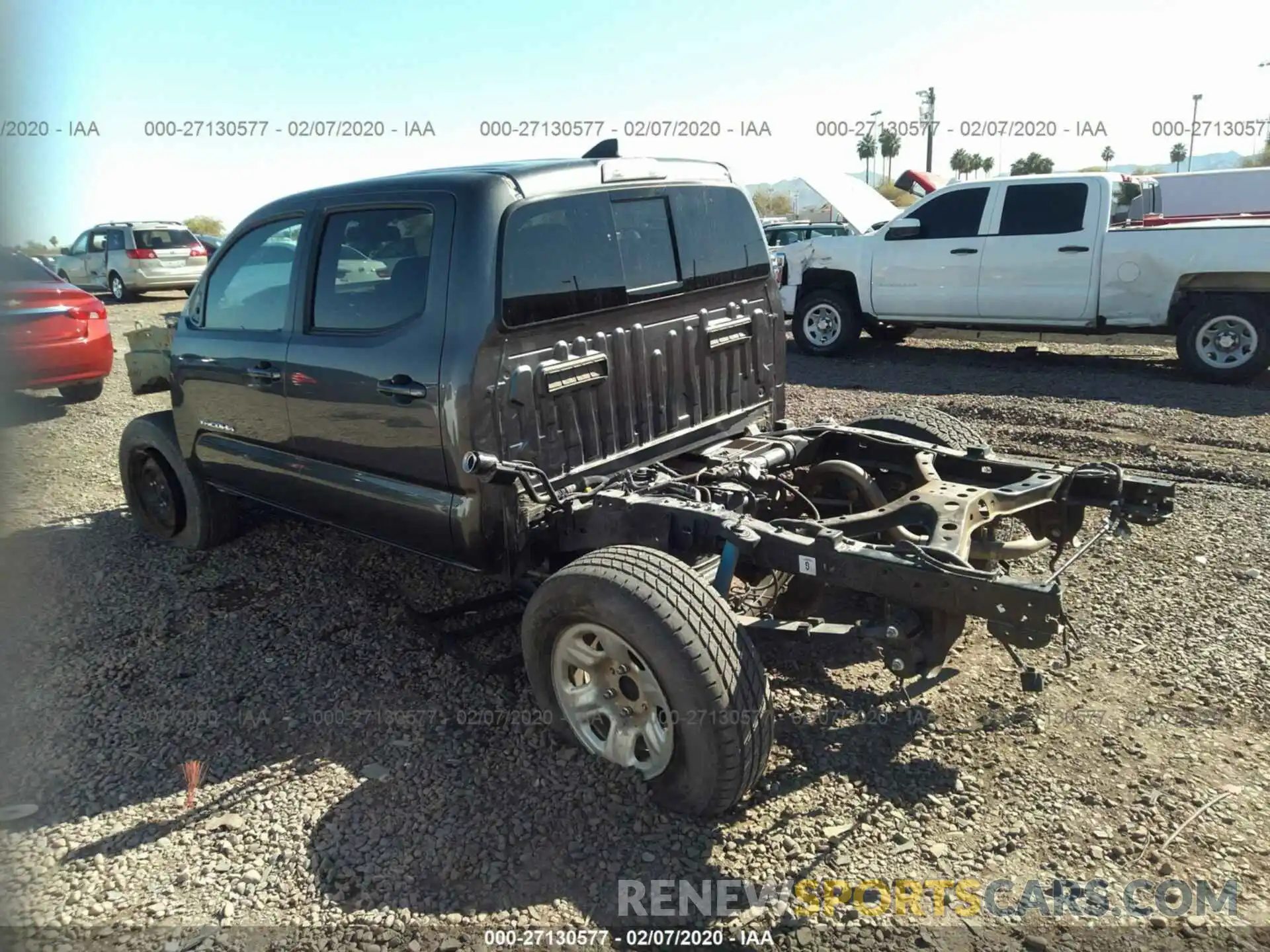 3 Photograph of a damaged car 3TMCZ5AN3KM244705 TOYOTA TACOMA 2019