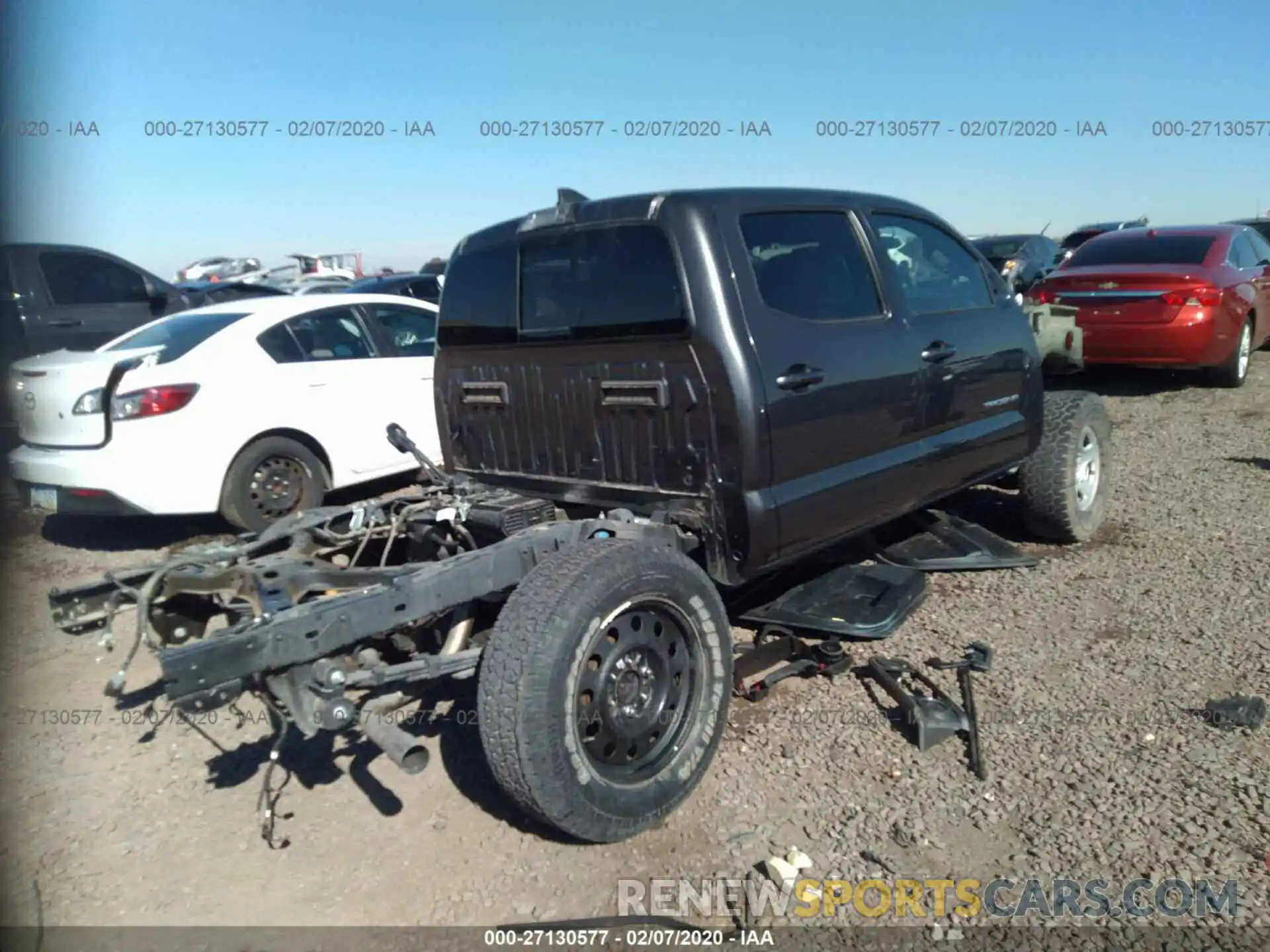 4 Photograph of a damaged car 3TMCZ5AN3KM244705 TOYOTA TACOMA 2019