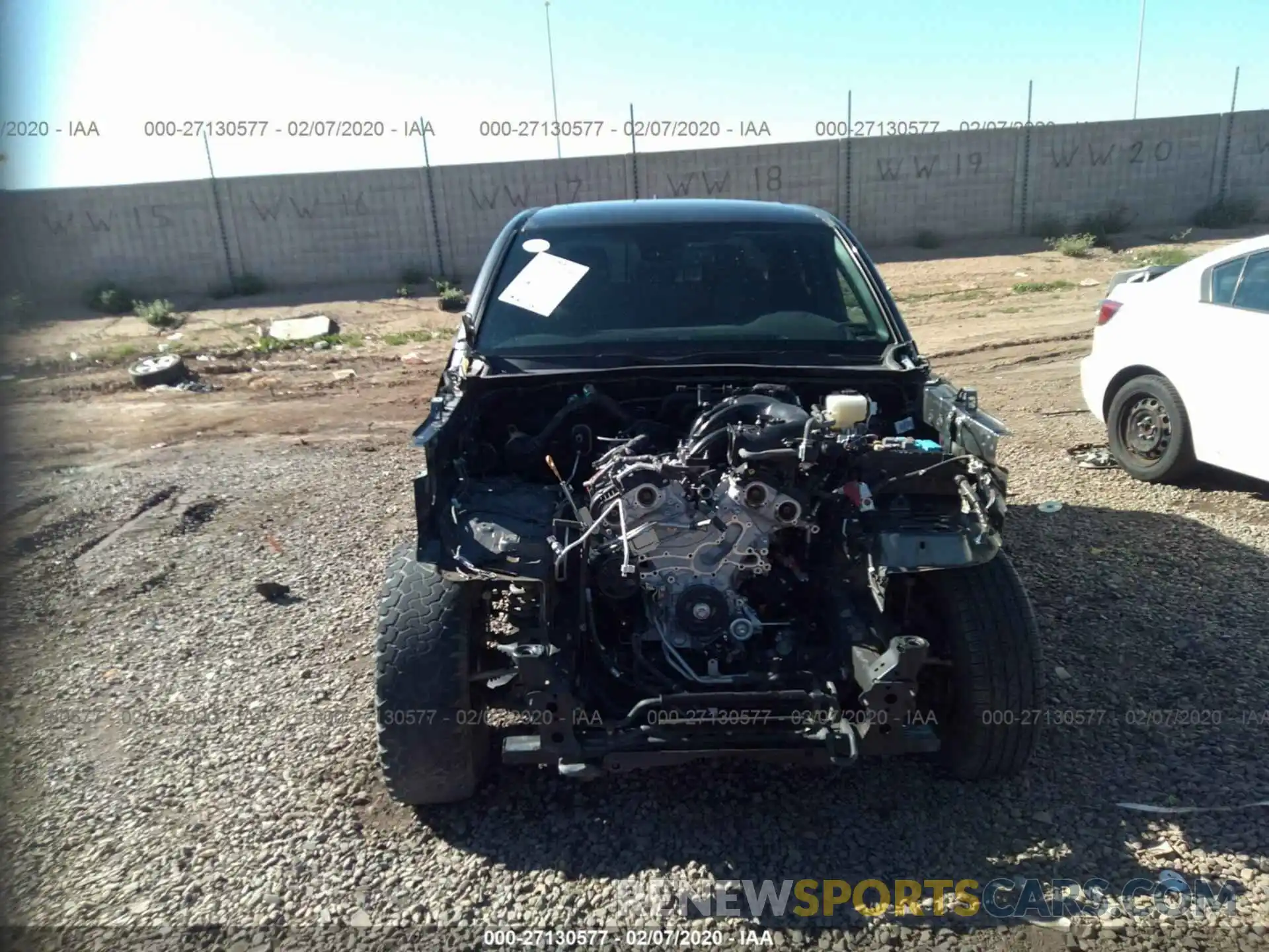 6 Photograph of a damaged car 3TMCZ5AN3KM244705 TOYOTA TACOMA 2019