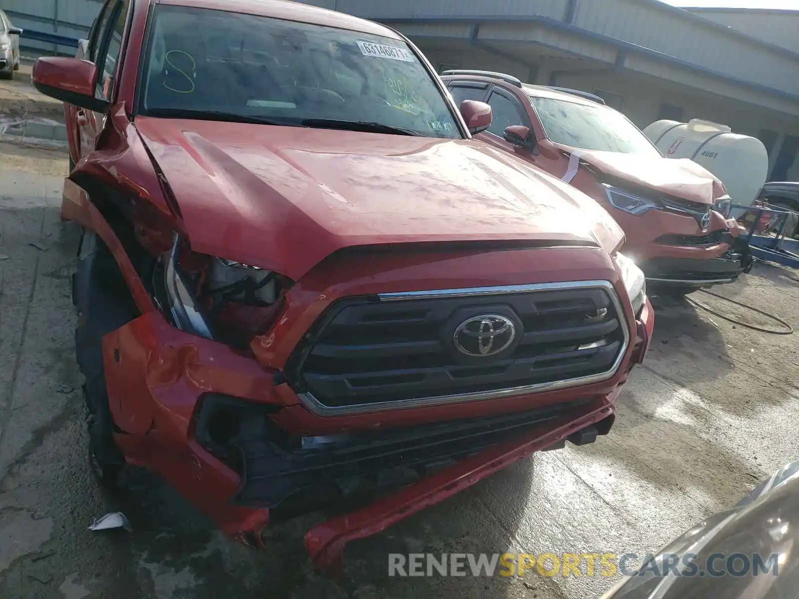 9 Photograph of a damaged car 3TMCZ5AN3KM246261 TOYOTA TACOMA 2019