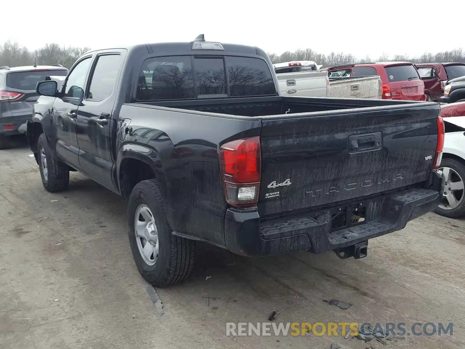 3 Photograph of a damaged car 3TMCZ5AN3KM246972 TOYOTA TACOMA 2019