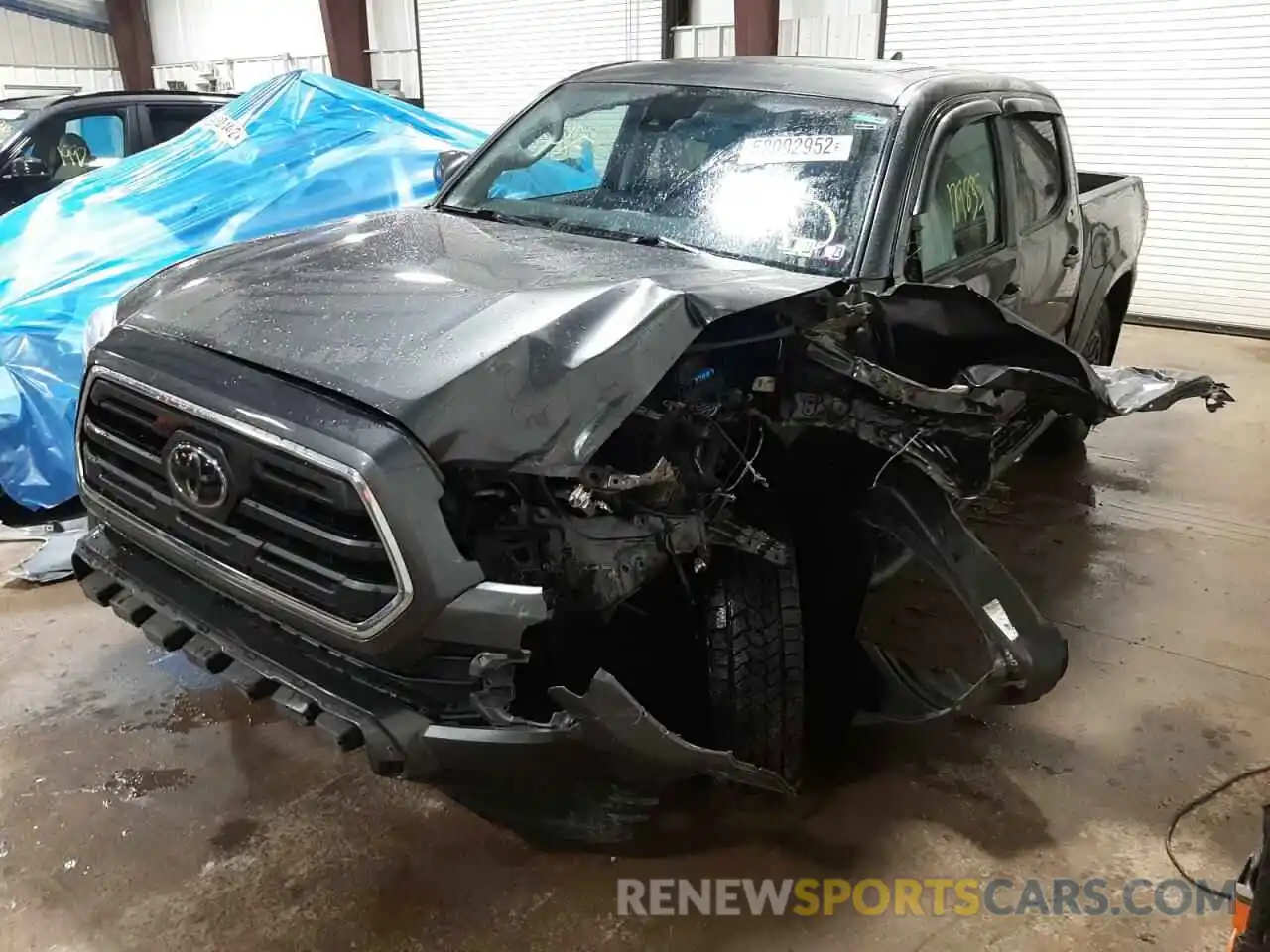 9 Photograph of a damaged car 3TMCZ5AN3KM247345 TOYOTA TACOMA 2019