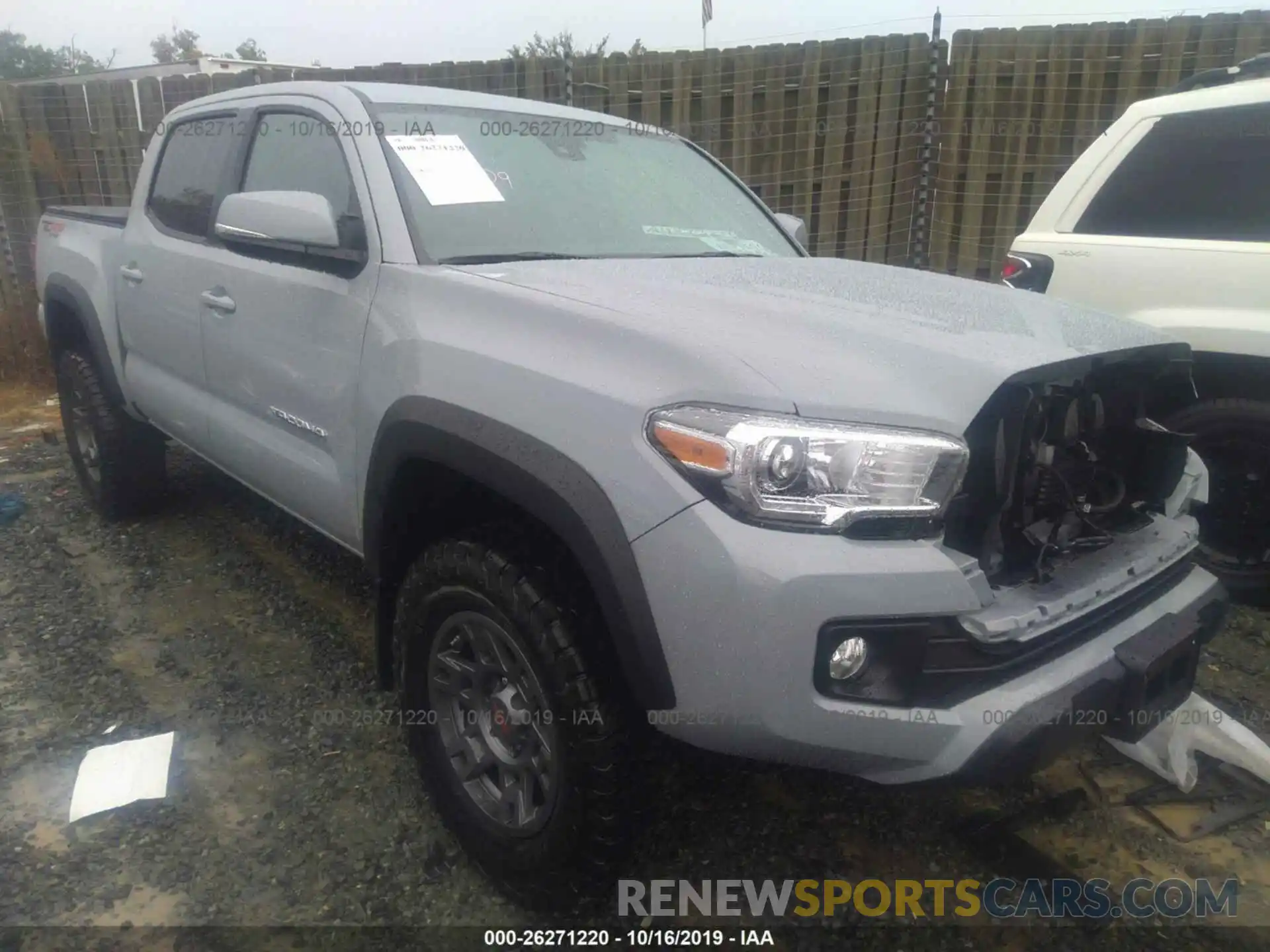 1 Photograph of a damaged car 3TMCZ5AN3KM247488 TOYOTA TACOMA 2019