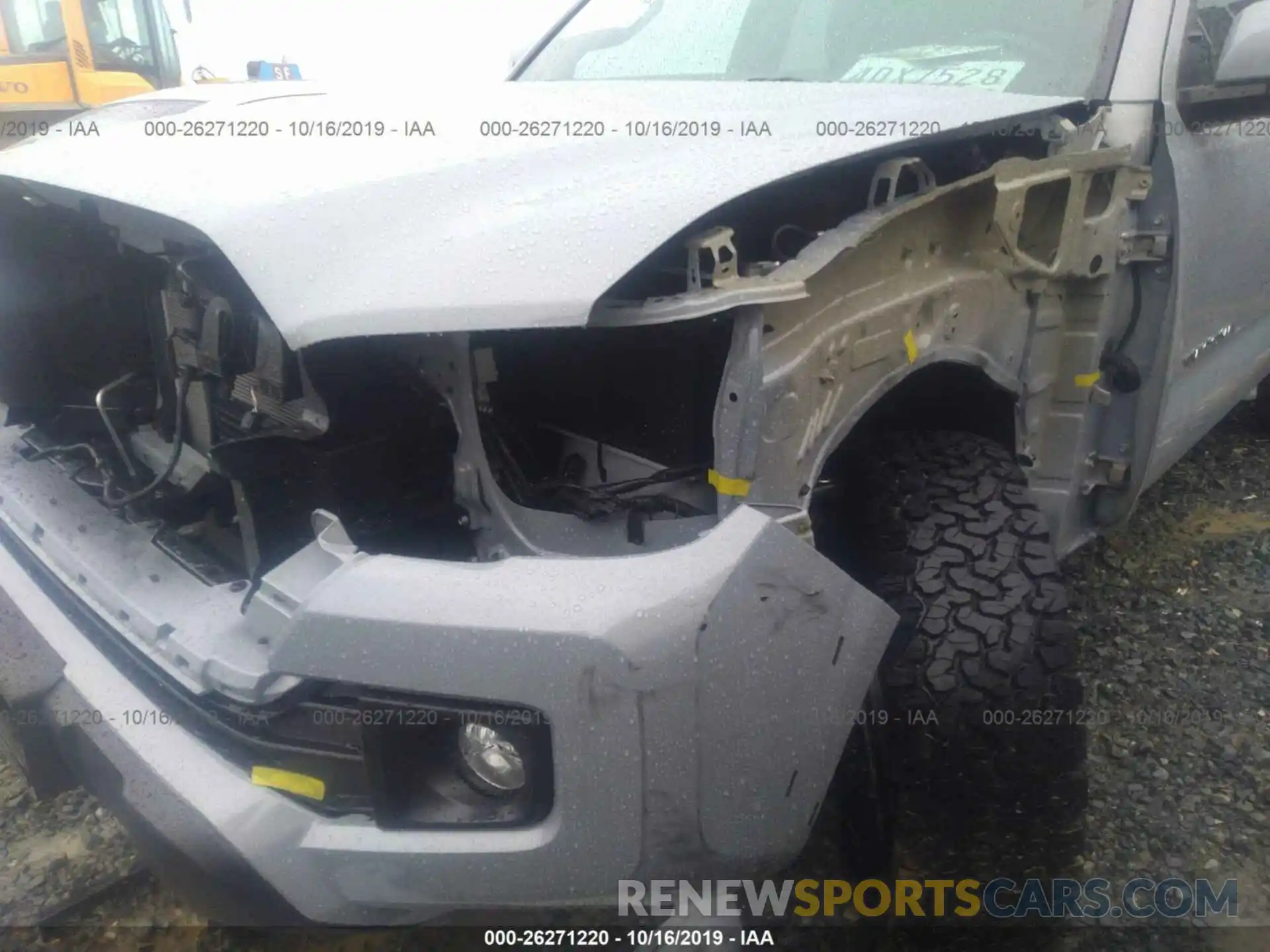 6 Photograph of a damaged car 3TMCZ5AN3KM247488 TOYOTA TACOMA 2019