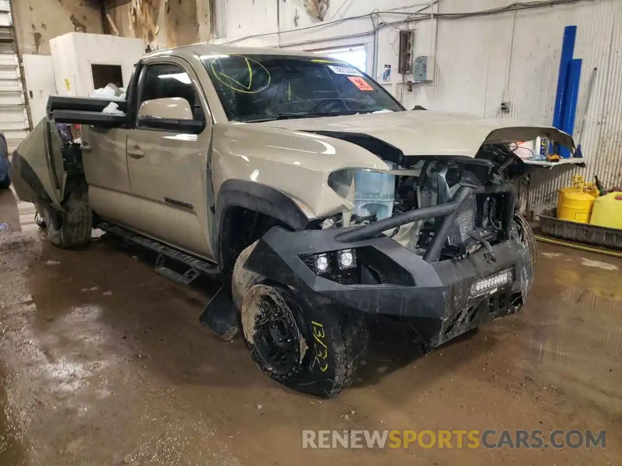 1 Photograph of a damaged car 3TMCZ5AN3KM248320 TOYOTA TACOMA 2019