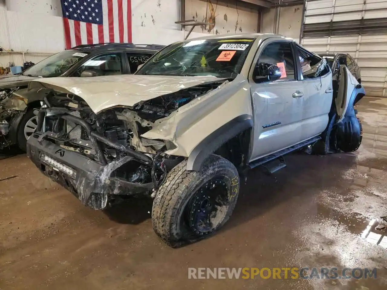 2 Photograph of a damaged car 3TMCZ5AN3KM248320 TOYOTA TACOMA 2019