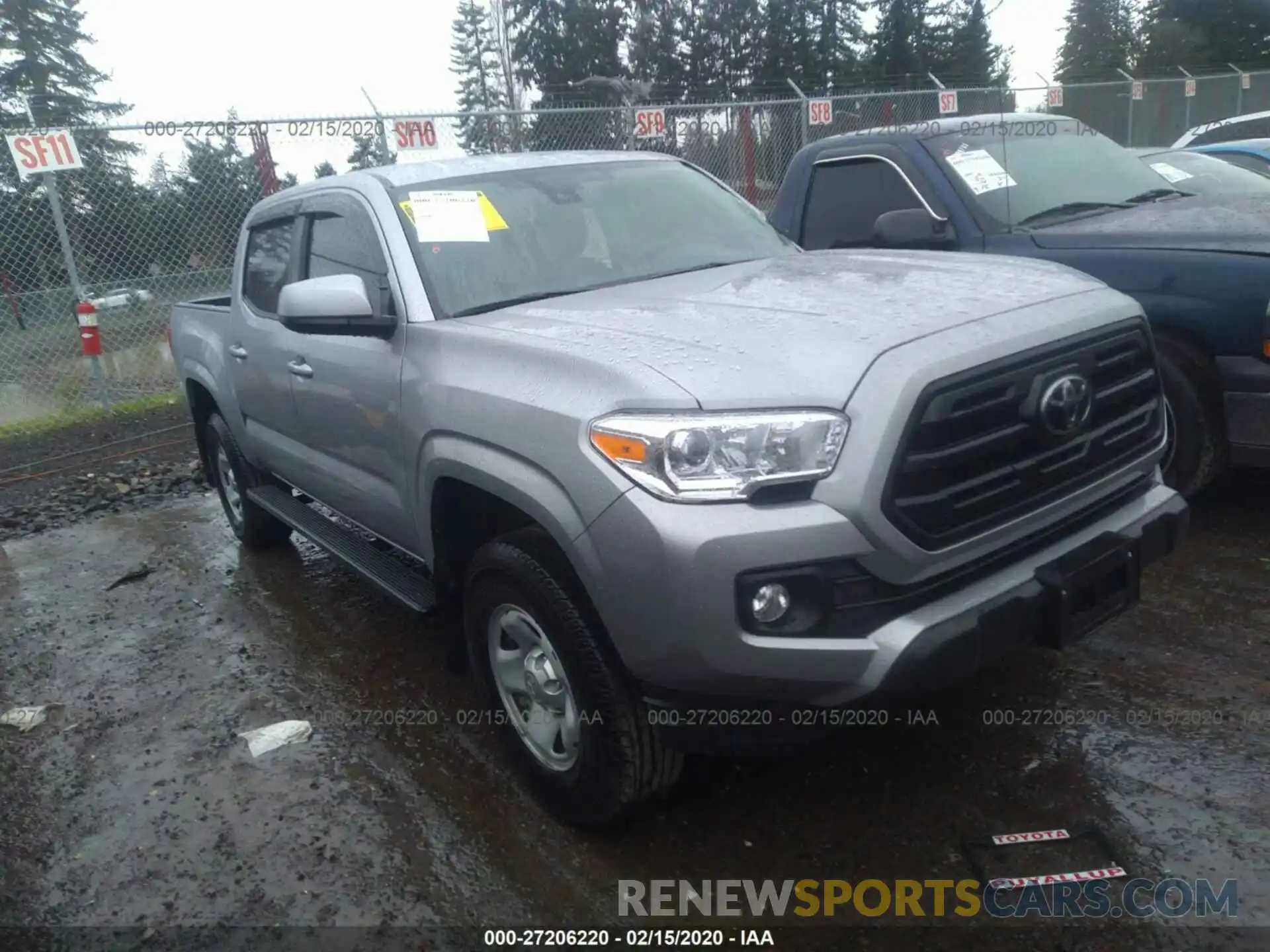 1 Photograph of a damaged car 3TMCZ5AN3KM254120 TOYOTA TACOMA 2019