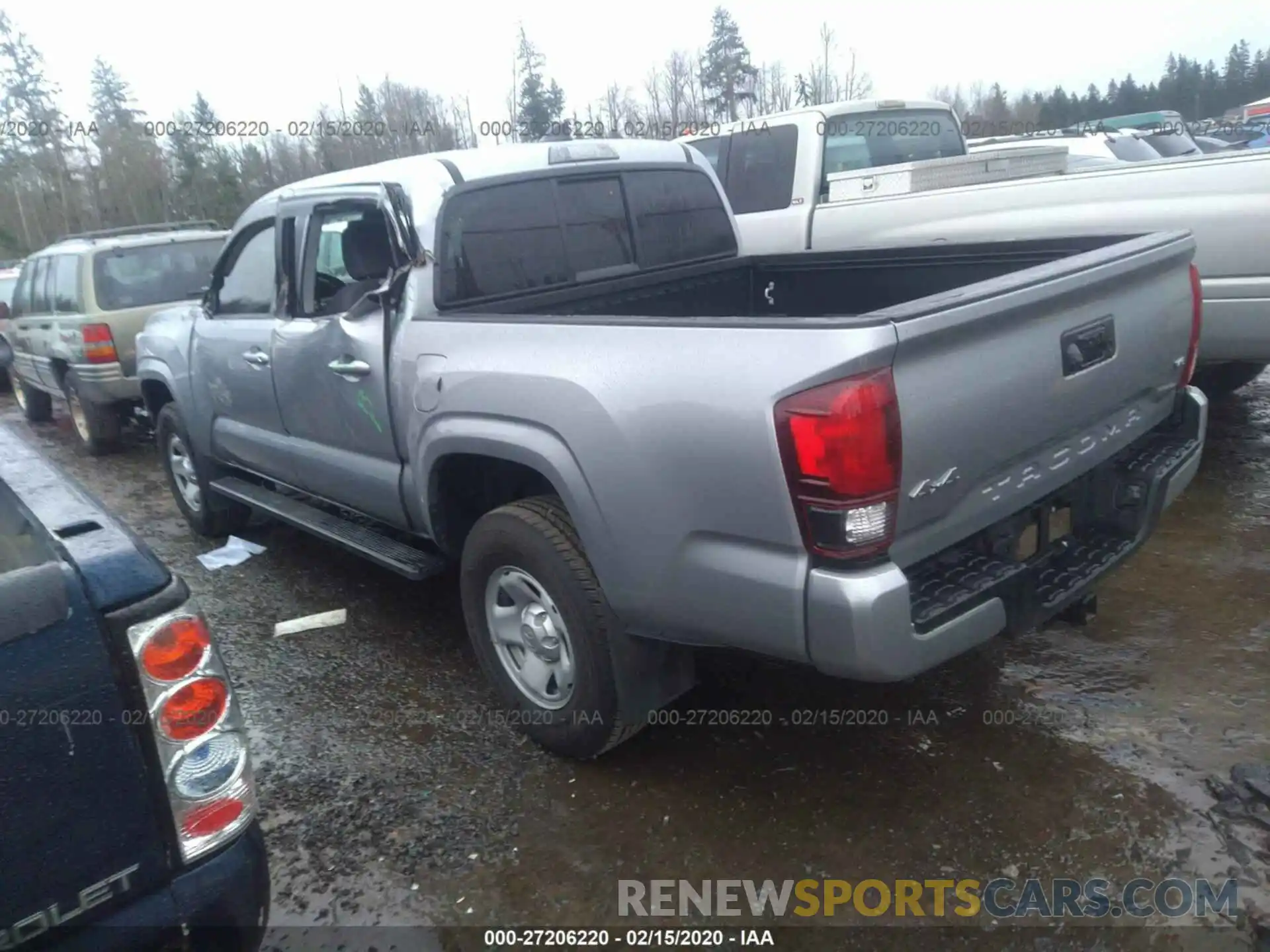 3 Photograph of a damaged car 3TMCZ5AN3KM254120 TOYOTA TACOMA 2019