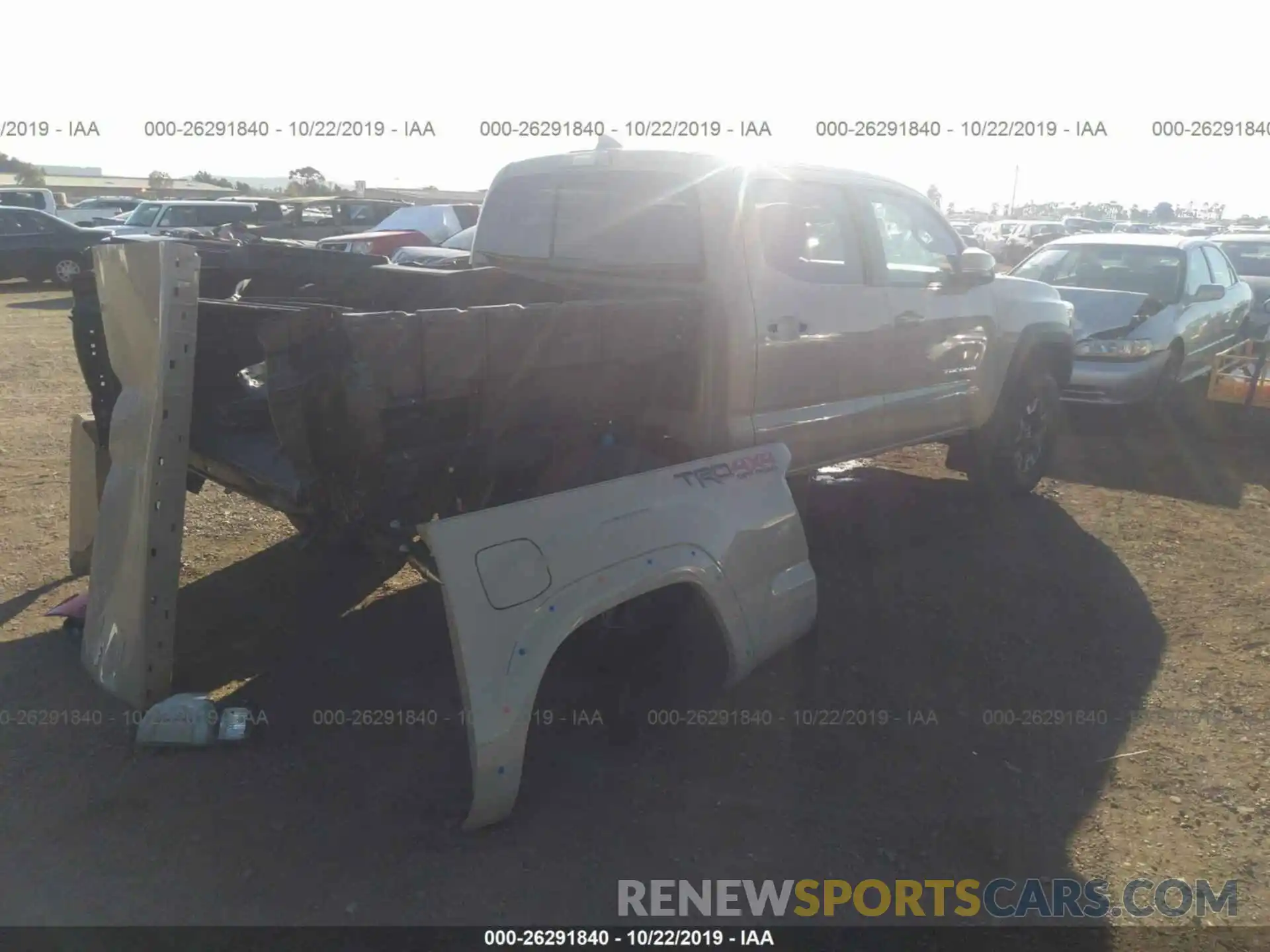 4 Photograph of a damaged car 3TMCZ5AN3KM254764 TOYOTA TACOMA 2019