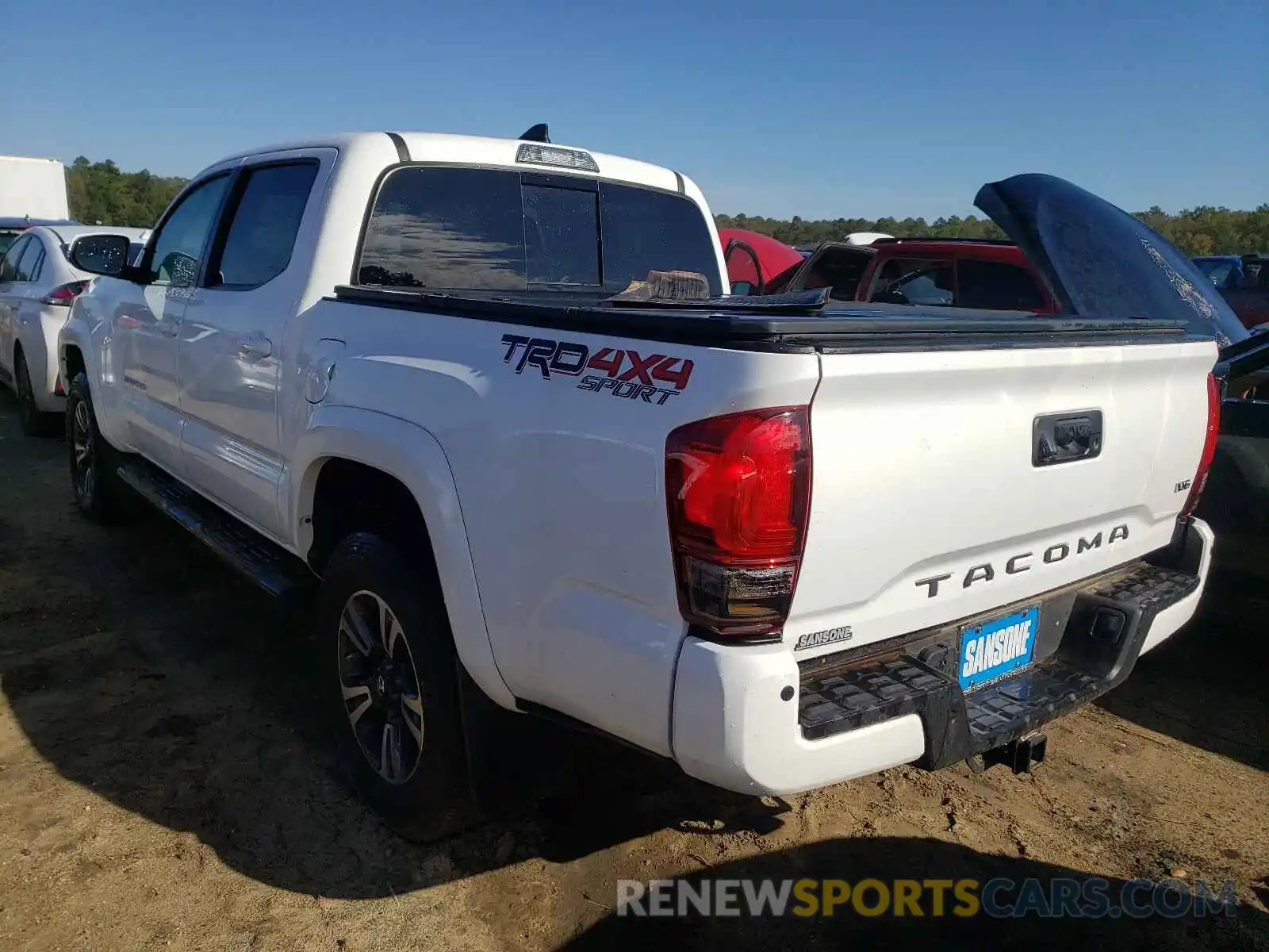 3 Photograph of a damaged car 3TMCZ5AN3KM255445 TOYOTA TACOMA 2019