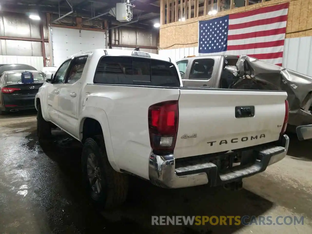 3 Photograph of a damaged car 3TMCZ5AN3KM256644 TOYOTA TACOMA 2019