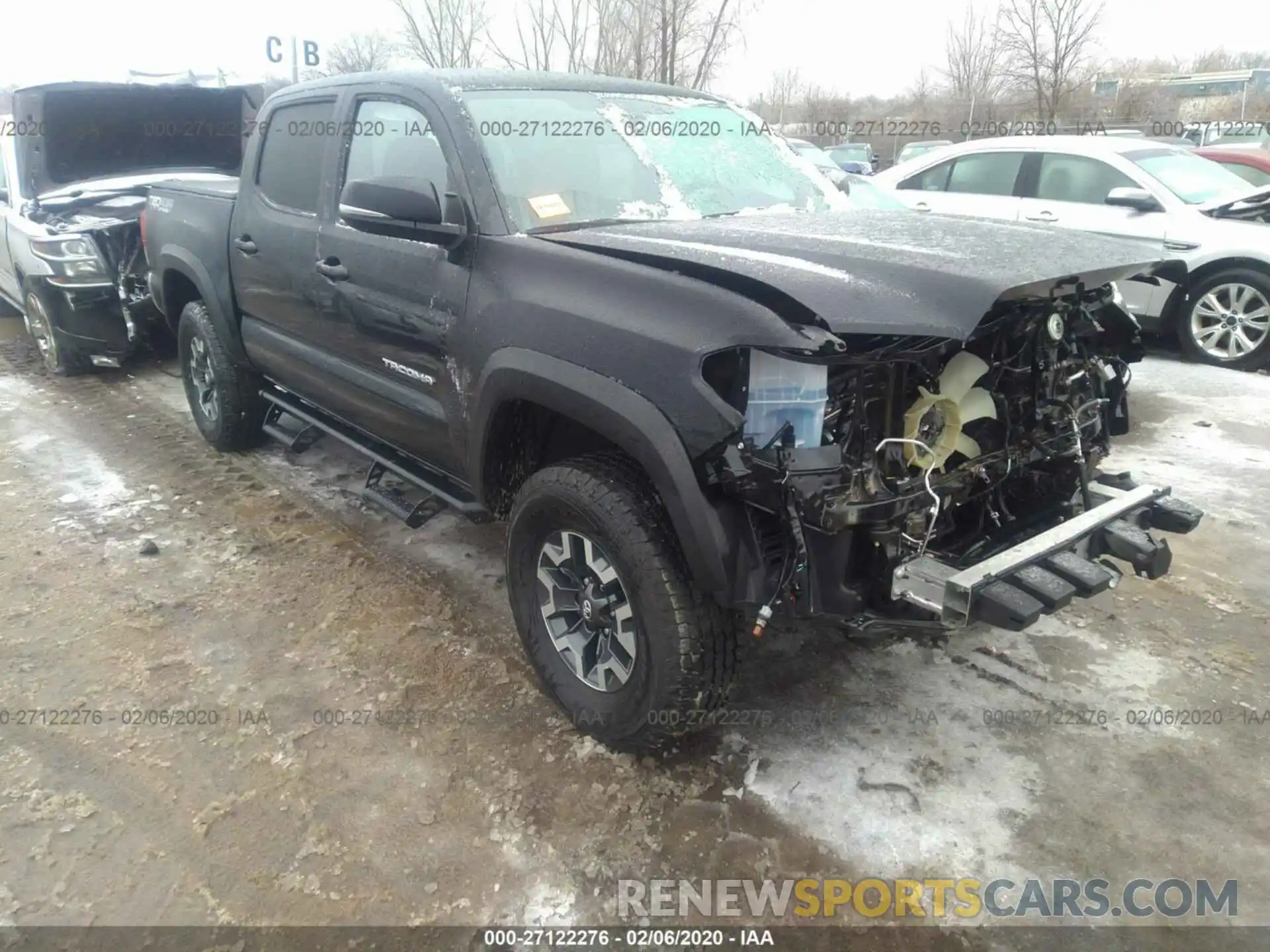 1 Photograph of a damaged car 3TMCZ5AN3KM260080 TOYOTA TACOMA 2019