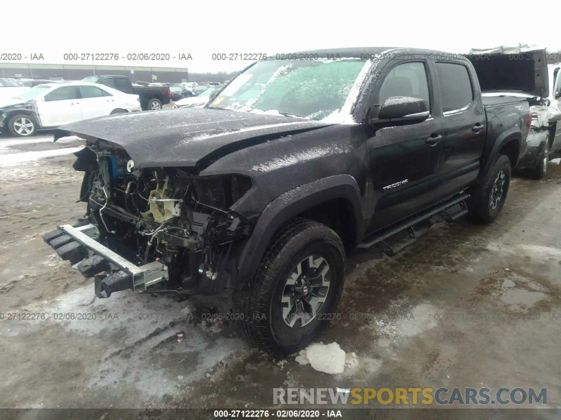 2 Photograph of a damaged car 3TMCZ5AN3KM260080 TOYOTA TACOMA 2019