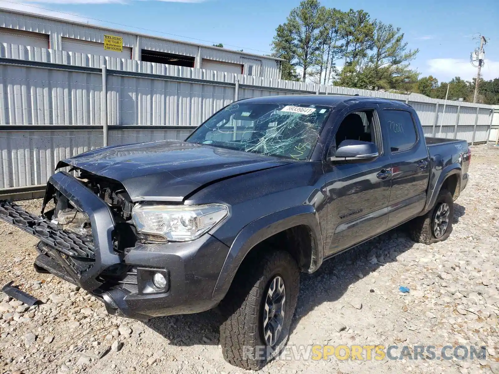 2 Photograph of a damaged car 3TMCZ5AN3KM260435 TOYOTA TACOMA 2019