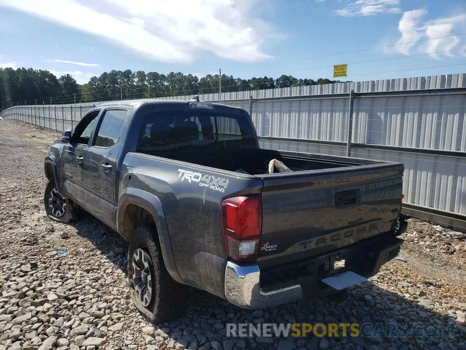 3 Photograph of a damaged car 3TMCZ5AN3KM260435 TOYOTA TACOMA 2019