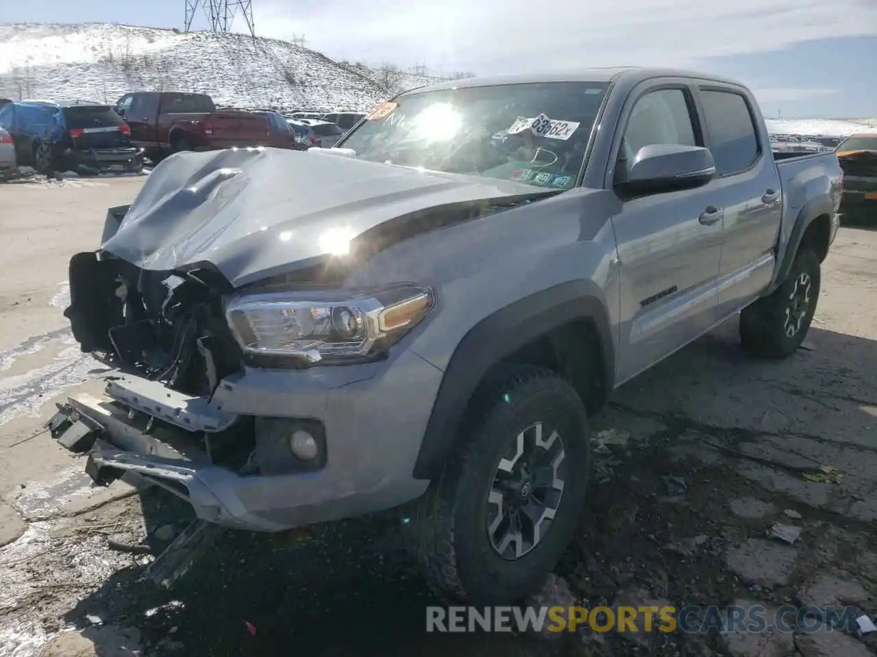 2 Photograph of a damaged car 3TMCZ5AN3KM260550 TOYOTA TACOMA 2019