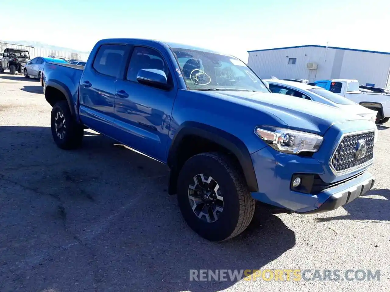 1 Photograph of a damaged car 3TMCZ5AN3KM262072 TOYOTA TACOMA 2019