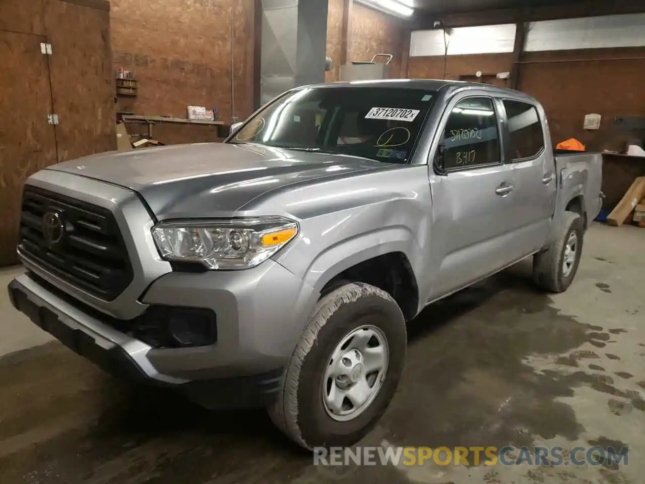 2 Photograph of a damaged car 3TMCZ5AN3KM263433 TOYOTA TACOMA 2019