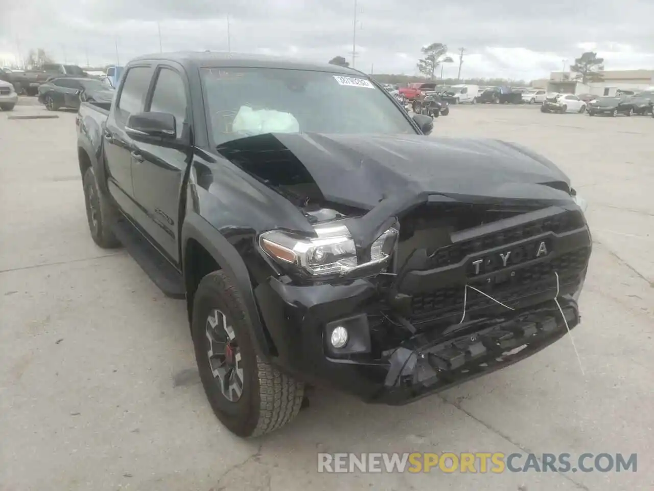 1 Photograph of a damaged car 3TMCZ5AN3KM263657 TOYOTA TACOMA 2019