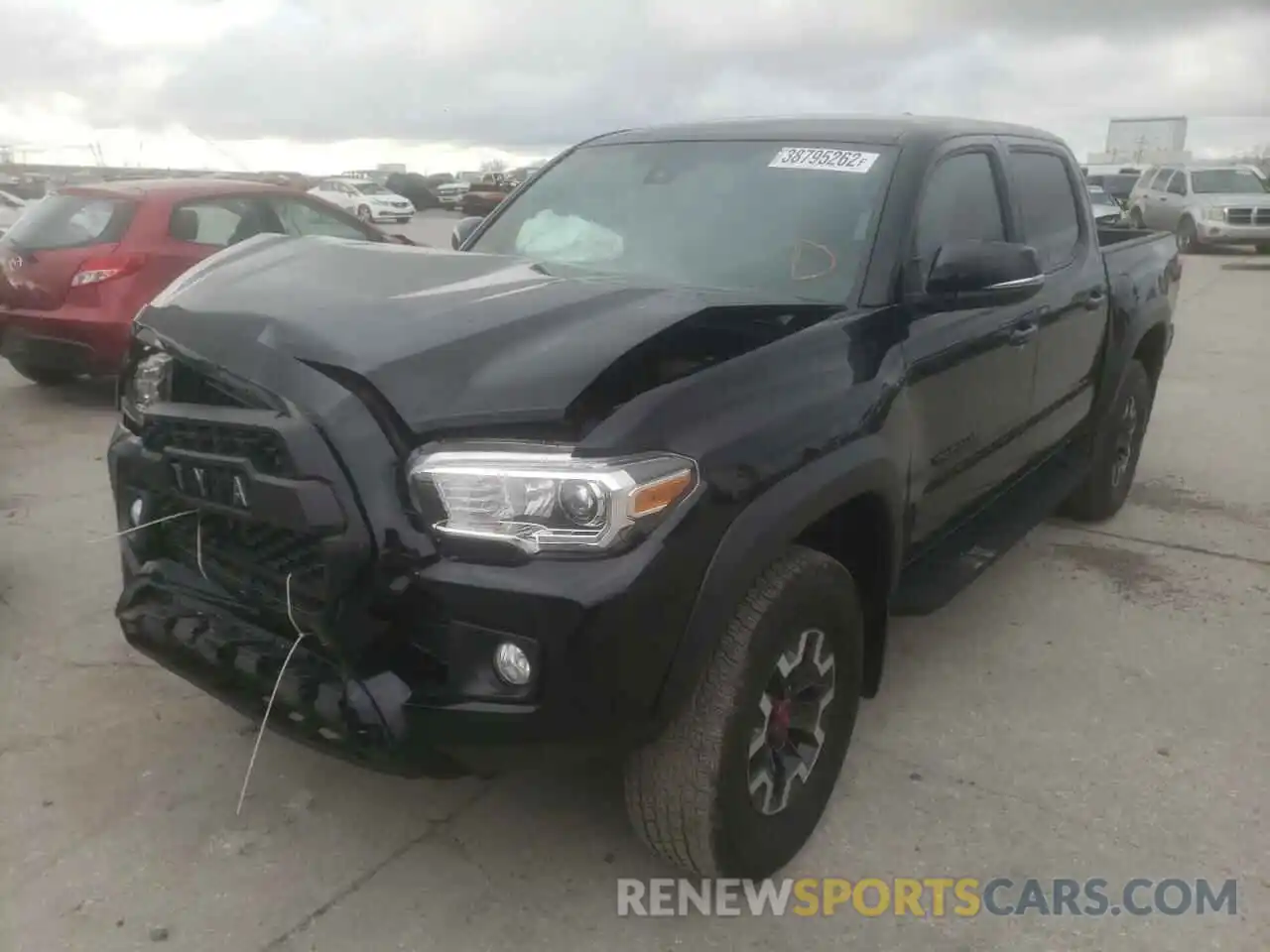 2 Photograph of a damaged car 3TMCZ5AN3KM263657 TOYOTA TACOMA 2019