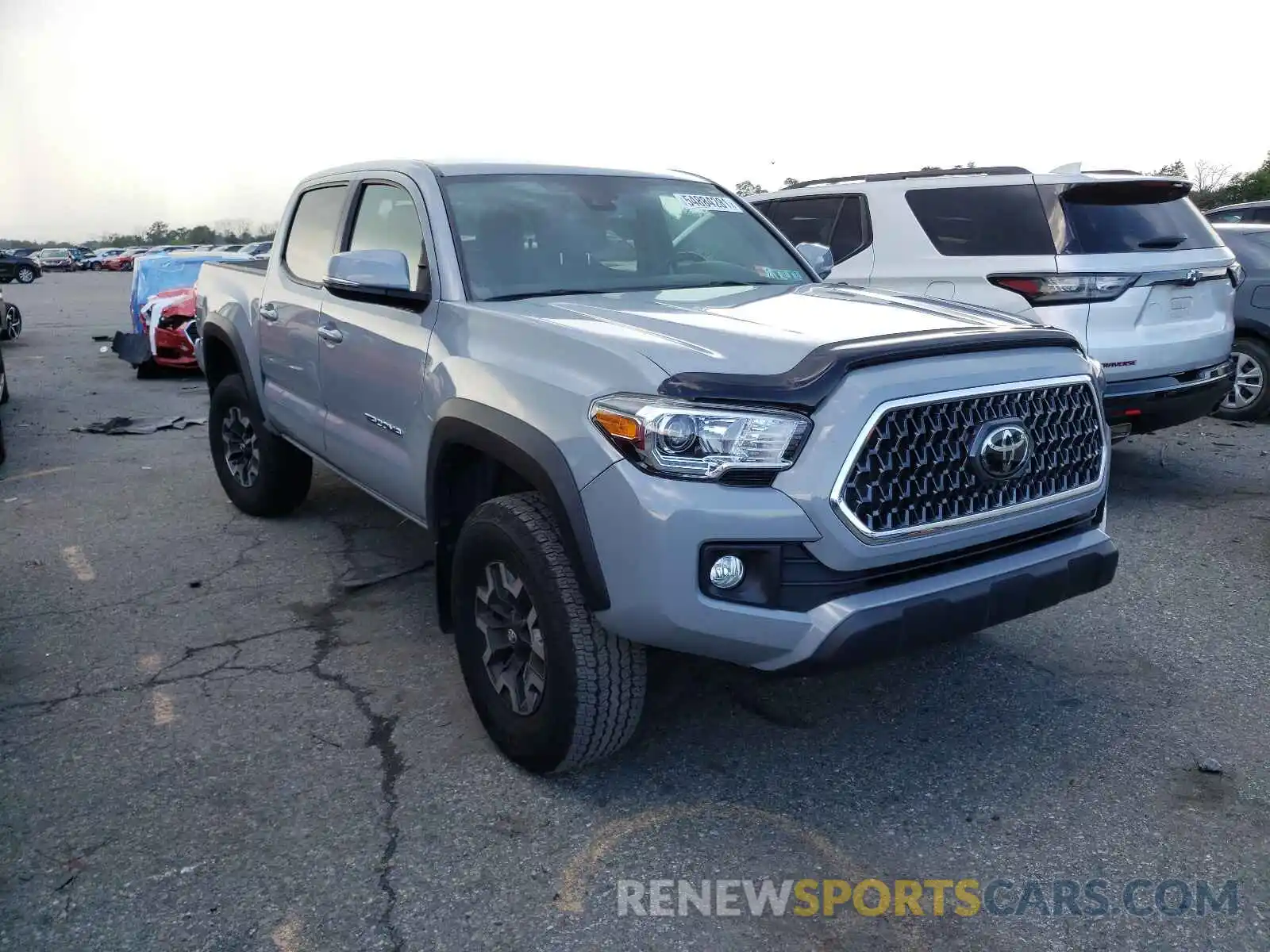 1 Photograph of a damaged car 3TMCZ5AN3KM264324 TOYOTA TACOMA 2019