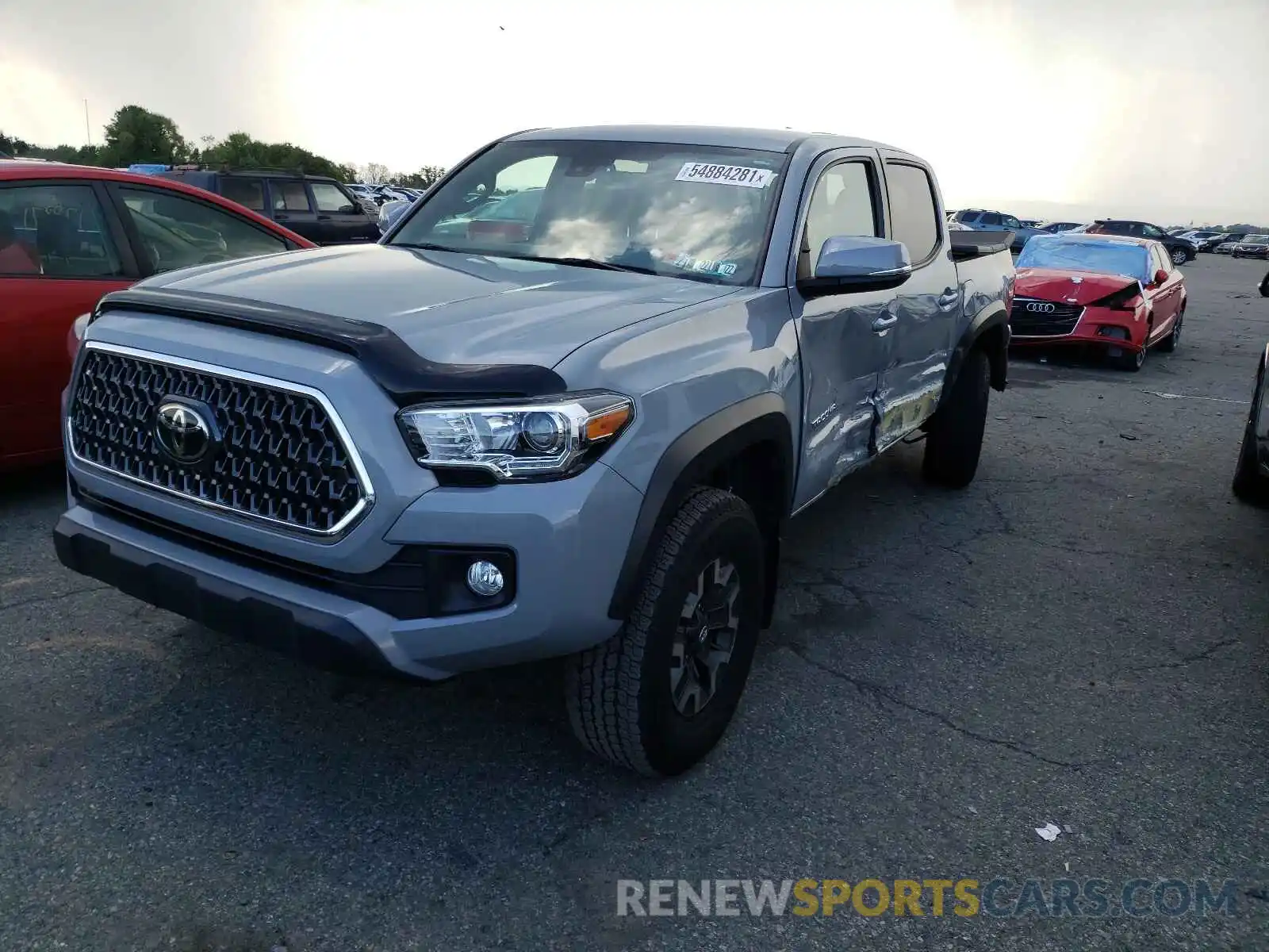 2 Photograph of a damaged car 3TMCZ5AN3KM264324 TOYOTA TACOMA 2019