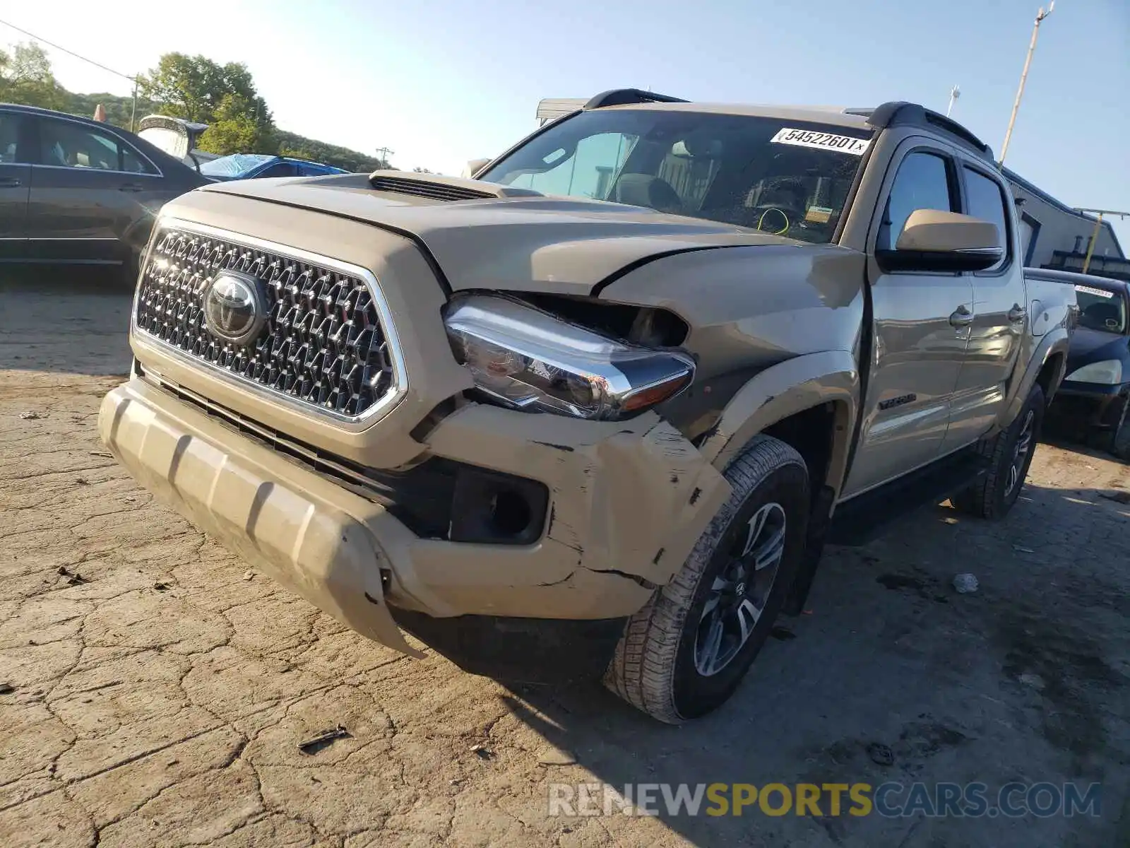 2 Photograph of a damaged car 3TMCZ5AN3KM266610 TOYOTA TACOMA 2019