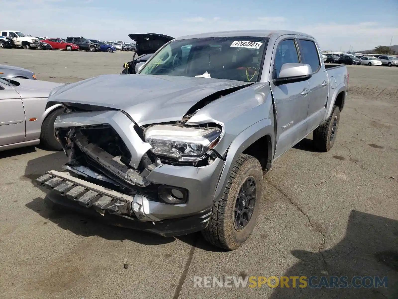 2 Photograph of a damaged car 3TMCZ5AN3KM269099 TOYOTA TACOMA 2019