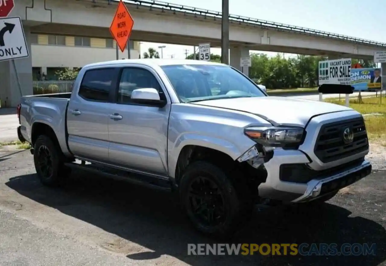 1 Photograph of a damaged car 3TMCZ5AN3KM270768 TOYOTA TACOMA 2019