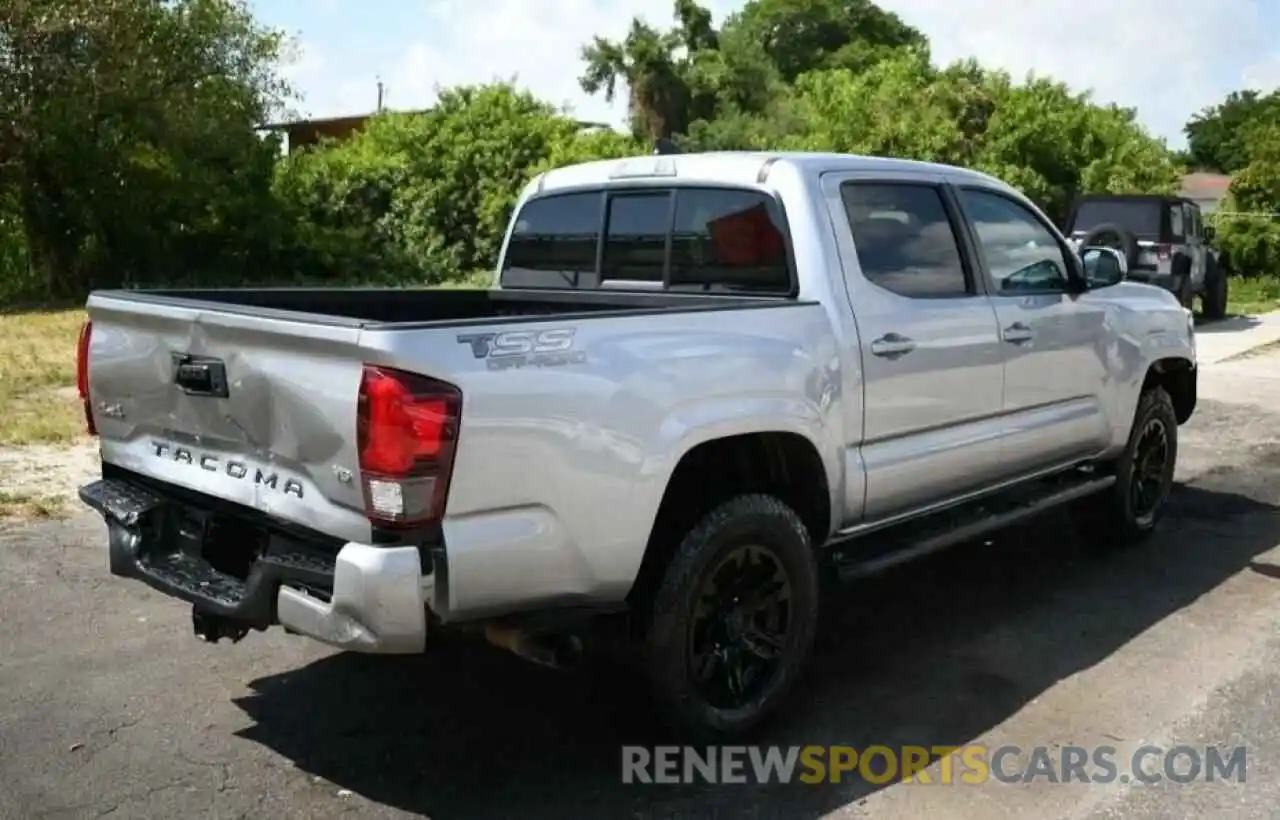 4 Photograph of a damaged car 3TMCZ5AN3KM270768 TOYOTA TACOMA 2019