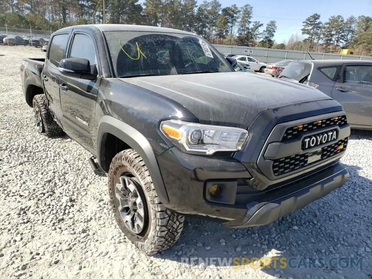 1 Photograph of a damaged car 3TMCZ5AN3KM271855 TOYOTA TACOMA 2019