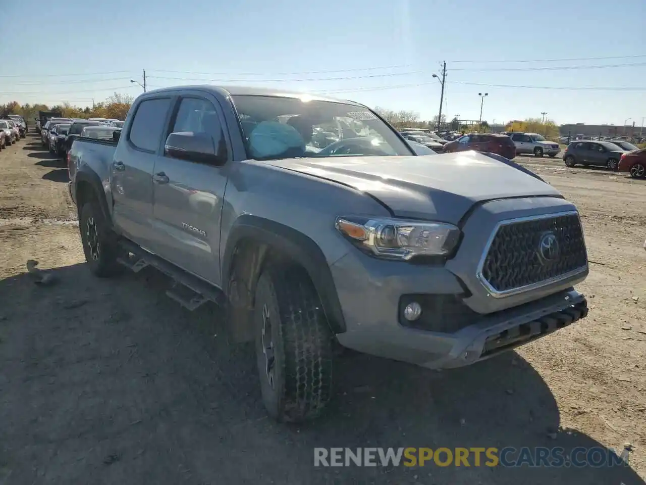 1 Photograph of a damaged car 3TMCZ5AN3KM272827 TOYOTA TACOMA 2019