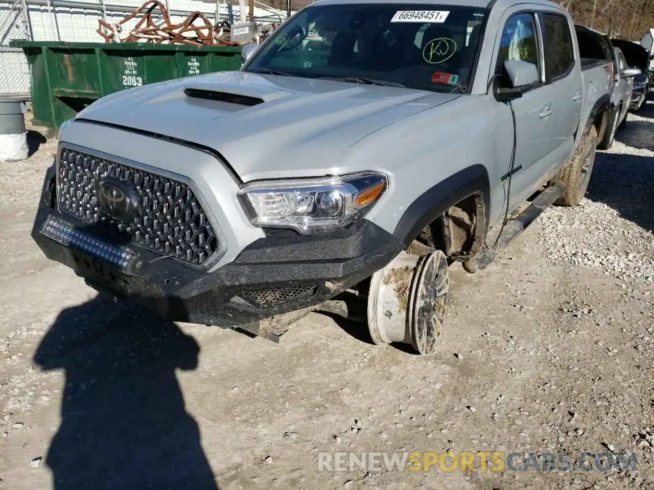 9 Photograph of a damaged car 3TMCZ5AN3KM276215 TOYOTA TACOMA 2019