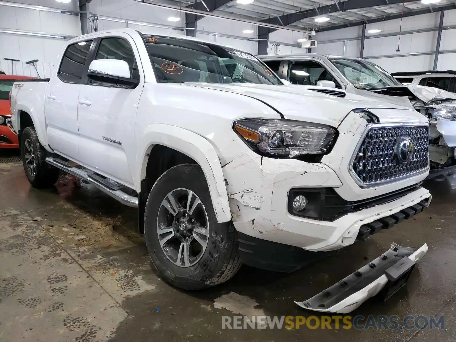 1 Photograph of a damaged car 3TMCZ5AN3KM276991 TOYOTA TACOMA 2019