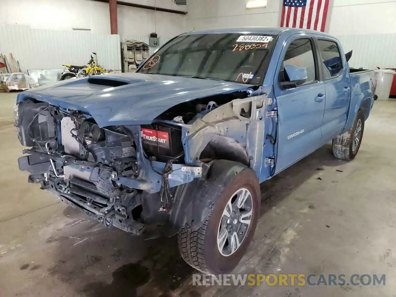 2 Photograph of a damaged car 3TMCZ5AN3KM280359 TOYOTA TACOMA 2019