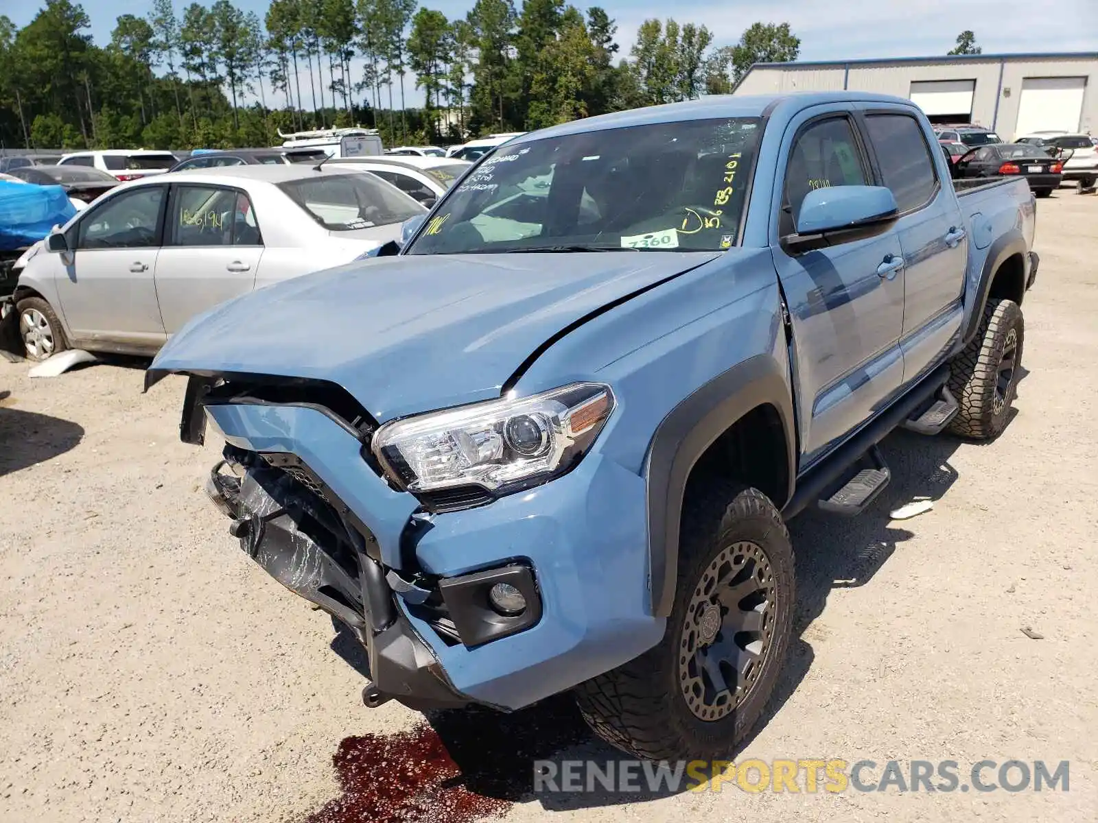 2 Photograph of a damaged car 3TMCZ5AN3KM280684 TOYOTA TACOMA 2019